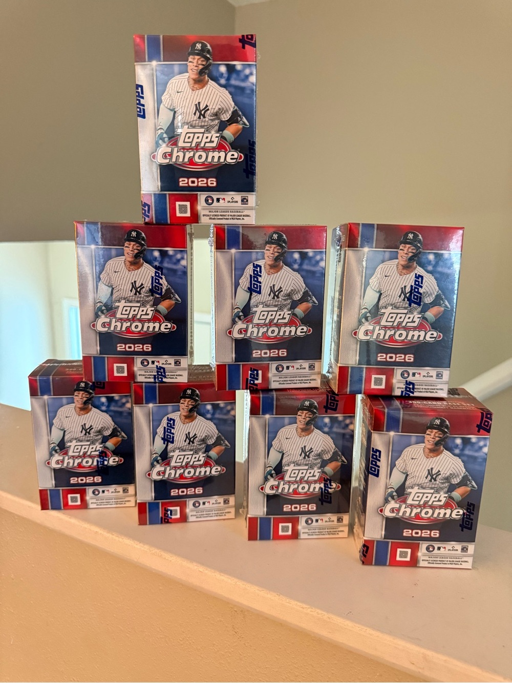 🔥8x 2026 TOPPS CHROME BASEBALL VALUE BLASTER BOX MLB Factory Sealed QTY 8🔥